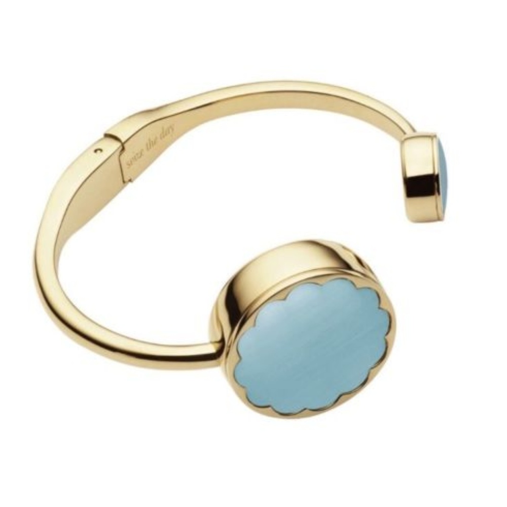 Kate Spade Scallop Gold-Tone Bangle Activity Track - Picture 3 of 5